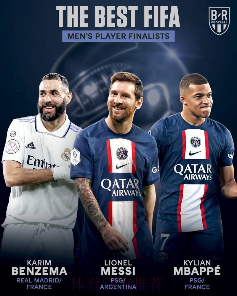 FIFA年度最佳球员三人候选:梅西、本泽马、姆巴佩 FIFA年度最佳球员三人候选:梅西、本泽马、姆巴佩